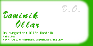 dominik ollar business card